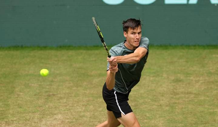 photo : Fabian MAROZSAN (HUN) Tennis-Turnier Terra Wortmann Cup im Gerry Weber Sportpark (OWL-Arena) in Halle Westfalen Do. 20.06.2024