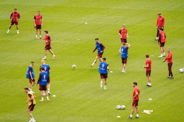 SOCCER - UEFA EURO, EM, Europameisterschaft,Fussball 2024 BERLIN,GERMANY,20.JUN.24 - UEFA EURO 2024, group stage, Austria vs Poland, preview, training Team POL. Image shows the team of POL.  GEPAxpictures xJohannesxFriedl
