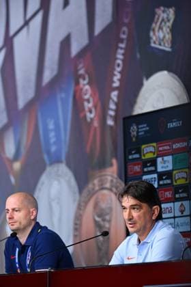 EURO 2024, Nationalteam Kroatien, Pressekonferenz Neuruppin, Germany, 200624. Volksparkstadion. The press conference, PK, Pressekonferenz of coach Zlatko Dalic after yesterday s match with Albania. In the photo: Zlatko Dalic. Photo: Ante Cizmic CROPIX Croatia Copyright: xxAntexCizmicx dalic_izjava21-200624