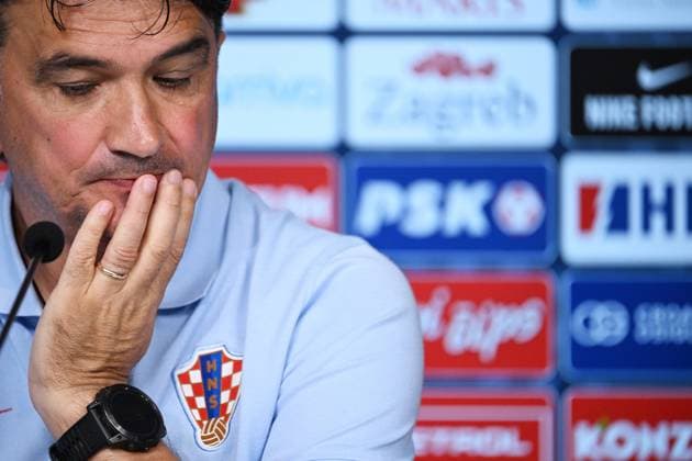 EURO 2024, Nationalteam Kroatien, Pressekonferenz Neuruppin, Germany, 200624. Volksparkstadion. The press conference, PK, Pressekonferenz of coach Zlatko Dalic after yesterday s match with Albania. In the photo: Zlatko Dalic. Photo: Ante Cizmic CROPIX Croatia Copyright: xxAntexCizmicx dalic_izjava14-200624