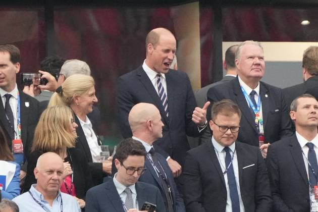 William, Prince of Wales von England, Prinz William - Frankfurt 20.06.2024: England vs. Dänemark, EURO2024 M17, Gruppe C, EM-Arena Frankfurt
