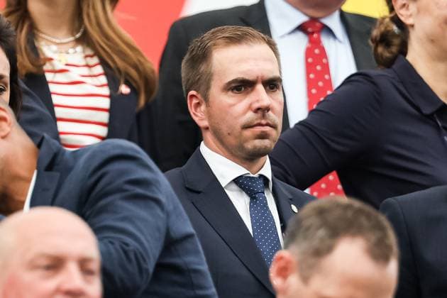 Philipp Lahm GER, Denmark (DEN) vs. England (ENG), Fussball Europameisterschaft, UEFA EURO, EM, Europameisterschaft,Fussball 2024, Gruppe C, 2. Spieltag, 20.06.2024 DFB DFL REGULATIONS PROHIBIT ANY USE OF PHOTOGRAPHS AS IMAGE SEQUENCES AND OR QUASI-VIDEO GER, Denmark (DEN) vs. England (ENG), Fussball Europameisterschaft, UEFA EURO 2024, Gruppe C, 2. Spieltag, 20.06.2024 Frankfurt Copyright: xEibner-Pressefoto RogerxBuerkex EP
