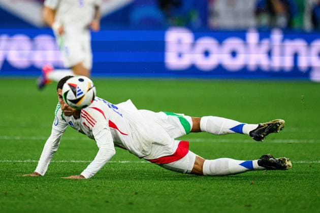 GELSENKIRCHEN, GERMANY - 20 JUNE, 2024: The football match of EURO 2024 Spain vs. Italy at Veltins Arena  Copyright: xVITALIIxKLIUIEVx