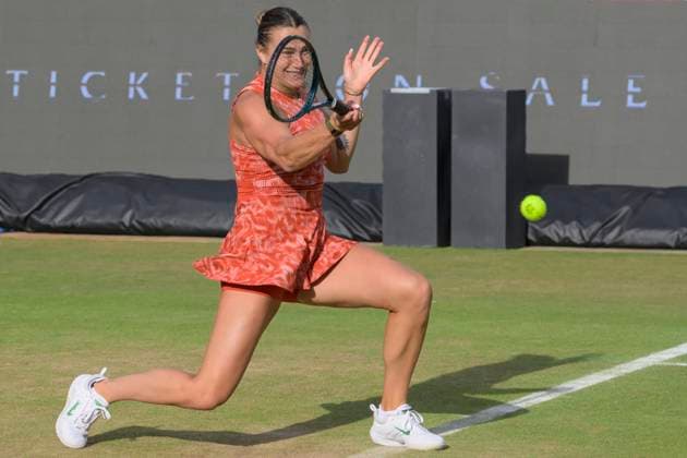 GER, Berlin, ecotrans Ladies Open 2024, WTA, Tennis Damen 500, im Steffi Graf Stadion Berlin, LTTC Rot-Weiss e.V., Aryna Sabalenka waehrend ihres Matches gegen Daria Kasatkina, 20.06.2024, Copyright: HMBxMedia UwexKoch