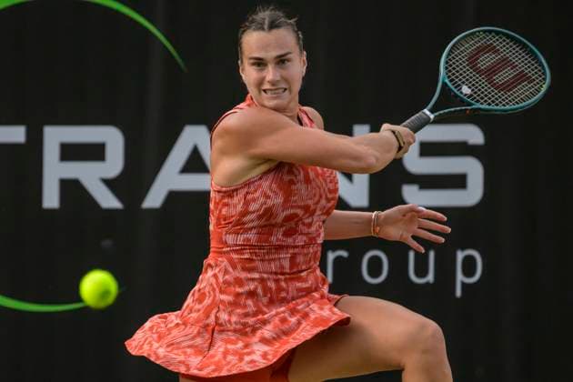 GER, Berlin, ecotrans Ladies Open 2024, WTA, Tennis Damen 500, im Steffi Graf Stadion Berlin, LTTC Rot-Weiss e.V., Aryna Sabalenka waehrend ihres Matches gegen Daria Kasatkina, 20.06.2024, Copyright: HMBxMedia UwexKoch