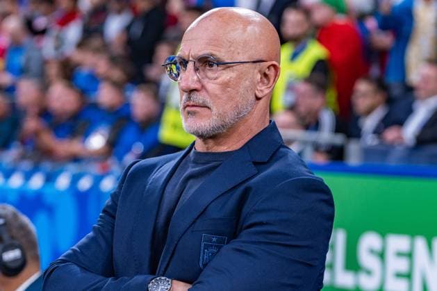 Luis de la Fuente (Spanien, Chef-Trainer Coach) Spanien vs. Italien, Herren, Fussball, 2. Spieltag, EURO 2024, 20.06.2024, Europameisterschaft, Gruppe B Spanien vs. Italien, Herren, Fussball, 2. Spieltag, EURO 2024, 20.06.2024, Europameisterschaft, Gruppe B Gelsenkirchen Copyright: xEibner-Pressefoto BahhoxKarax EP_SPA