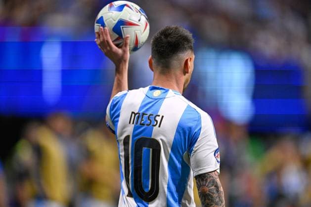 Sport Bilder des Tages RECORD DATE NOT STATED Copa America USA 2024 Argentina vs Canada Lionel Messi of Argentina during the game between Argentina and Canada as part of the CONMEBOL Copa America USA 2024 group A, at Mercedes Benz Stadium, on June 20, 2024 in Atlanta, Georgia ATLANTA GEORGIA UNITED STATES  Copyright: xJorgexMartinezx 20240620202828_CA_GA_2024_ARG_CAN_MESSI182