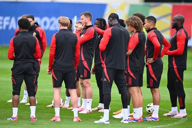 Belgium Media Activities - UEFA EURO, EM, Europameisterschaft,Fussball 2024 21 06 2024 FREIBERG AM NECKA, GERMANY - JUNE 21 : Vertonghen Jan defender of Belgium during a training session of the Belgian Red Devils at the UEFA EURO 2024 European Football Championship tournament on June 21, 2024 in Freiberg am Necka, Germany, 21 06 2024 Freiberg am Necka Germany  Copyright: xVincentxKalutx