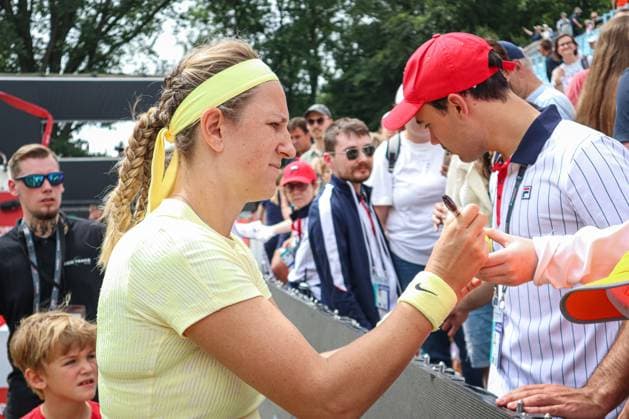 Victoria AZARENKA - Autogramme, ecotrans Ladies Open 2024, Berlin, LTTC Rot-Weiß , 21.06.2024, Copyright: xClaudioxGärtnerx
