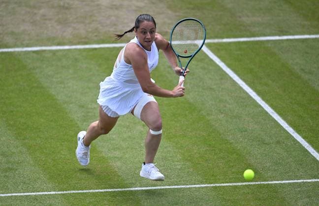 Elisabetta Cocciaretto in quarter final action Rothesay Classic Birmingham, Day 5, Tennis, Edgbaston Priory Club, Birmingham, UK - 21 June 2024  Copyright: xAnnaxGowthorpe Shutterstockx 14543328s