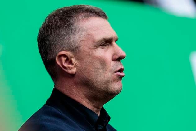 UEFA EURO, EM, Europameisterschaft,Fussball 2024: Slowakei - Ukraine; 21.06.2024 Serhiy Rebrov (Ukraine, Cheftrainer). UEFA EURO 2024: Slowakei - Ukraine; Arena Düsseldorf, Düsseldorf am 21.06.2024 Copyright: xBEAUTIFULxSPORTS Meuselx