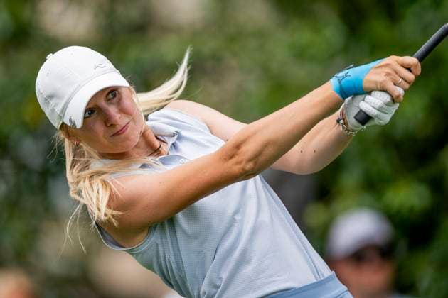 Sport Bilder des Tages Ladies European Tour (LTE), golf tournament in Beroun, Czech Republic, June 21, 2024. Tereza Kozeluhova from Czech Republic. (CTKxPhoto OndrejxDeml) CTKPhotoP2024062104817  CTKPhotoP2024062104817