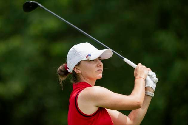 Ladies European Tour (LTE), golf tournament in Beroun, Czech Republic, June 21, 2024. Klara Davidson Spilkova from Czech Republic. (CTKxPhoto OndrejxDeml) CTKPhotoP2024062104864  CTKPhotoP2024062104864