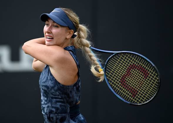 Anastasia Potapova in quarter final action Rothesay Classic Birmingham, Day 5, Tennis, Edgbaston Priory Club, Birmingham, UK - 21 June 2024  Copyright: xAnnaxGowthorpe Shutterstockx 14543328an