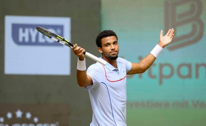 photo : der Franzose Arthur FILS Tennis-Turnier Terra Wortmann Cup im Gerry Weber Sportpark (OWL-Arena) in Halle Westfalen Fr. 21.06.2024