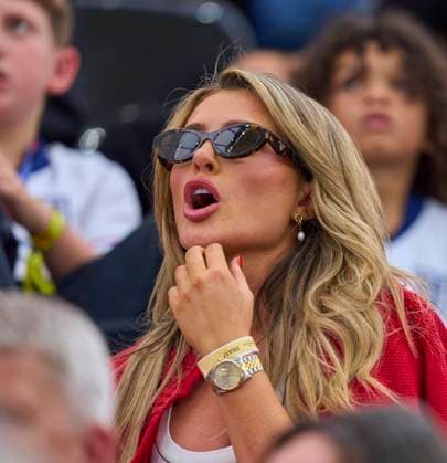 Conor Gallagher, ENG 16 girlfriend Aine May Kennedy in the group C stage match ENGLAND - DENMARK 1-1 of the UEFA European Championships 2024 on Jun 20, 2024 in Frankfurt, Germany.
