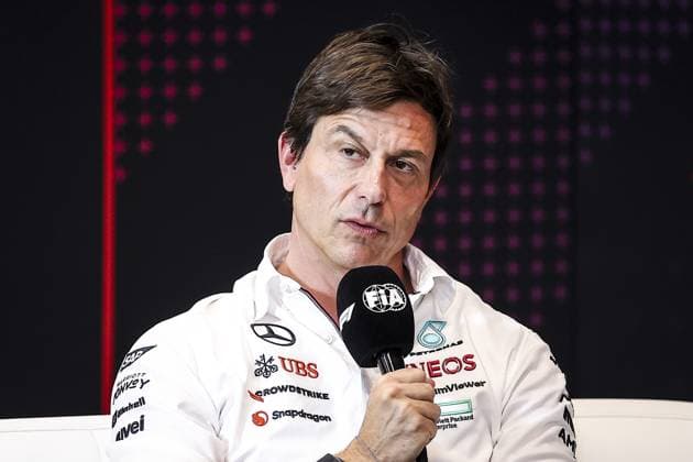 WOLFF Toto (aut), Team Principal & CEO of Mercedes AMG F1 Team, portrait during the Formula 1 Aramco Gran Premio de Espana 2024, 10th round of the 2024 Formula One World Championship, WM, Weltmeisterschaft from June 21 to 23, 2024 on the Circuit de Barcelona-Catalunya, in Montmeló, Spain - F1 - SPANISH GRAND PRIX 2024 DPPI Panoramic  240621_R10_SPAGNA_DP_EA024701