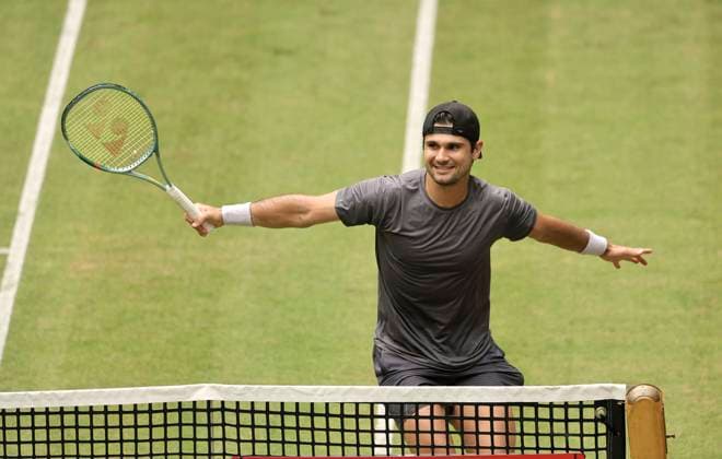 photo : Marcos GIRON (USA) Tennis-Turnier Terra Wortmann Cup im Gerry Weber Sportpark (OWL-Arena) in Halle Westfalen Fr. 21.06.2024