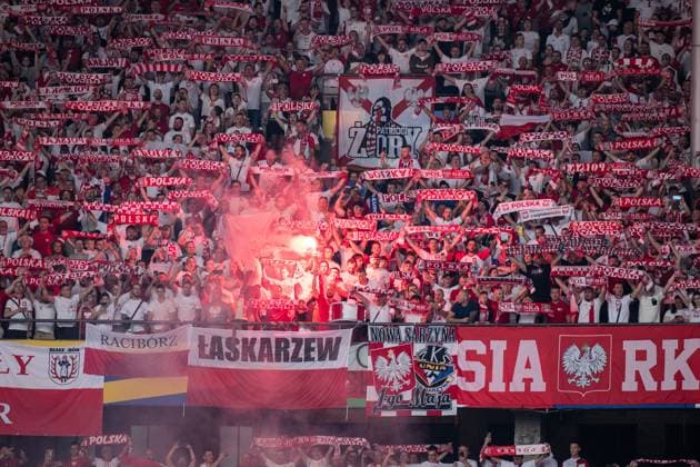 UEFA EURO, EM, Europameisterschaft,Fussball 2024: Polen - Österreich; 21.06.2024 Fans von Polen UEFA EURO 2024: Polen - Österreich; Olympiastadion, Berlin; 21.06.2024 Copyright: xBEAUTIFULxSPORTS Buriakovx
