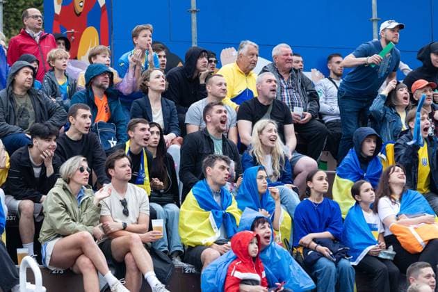 Fan Zone Schauspielhaus in Düsseldorf - Public Viewing: UEFA EURO, EM, Europameisterschaft,Fussball 2024 - Österreich gegen Frankreich; 21.06.2024 Fan Zone Schauspielhaus in Düsseldorf - Public Viewing: UEFA EURO 2024 - Österreich gegen Frankreich am 21.06.2024, Düsseldorf. - Copyright: xBEAUTIFULxSPORTS KennyxBeelex