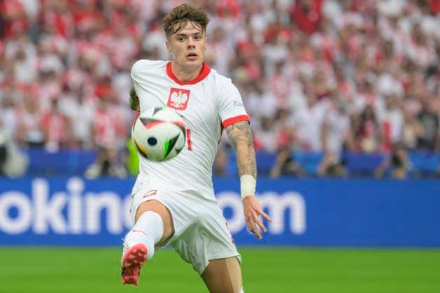 GER, Berlin, Fussball, Poland vs Austria, Gruppe D, Gruppenphase, UEFA EURO, EM, Europameisterschaft,Fussball 2024, MD3, SP, Olympia - Stadion Berlin, Nicola Zalewski (Poland), 21.06. 2024, Copyright: HMBxMedia UwexKoch