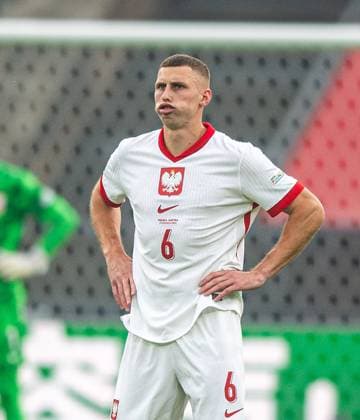 Fussball, Herren, Saison 2023 24, Euro 2024 Gruppe D (2. Spieltag) in Berlin, Polen - Österreich, Jakub Piotrowski (Polen), Enttäuschung nach Gegentor zum 0:1, 21.06. 2024, Copyright: xSebastianxRäppold MatthiasxKochx