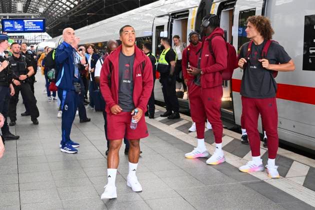 Belgium Media Activities - UEFA EURO, EM, Europameisterschaft,Fussball 2024 21 06 2024 COLOGNE, GERMANY - JUNE 21 : Tielemans Youri midfielder of Belgium pictured during team arrival at the railway station ahead of the UEFA EURO 2024 European Football Championship tournament group E stage match between Belgium and Romania at Cologne Stadium on June 21, 2024 in Cologne, Germany, 21 06 2024 Cologne Germany  Copyright: xVincentxKalutx