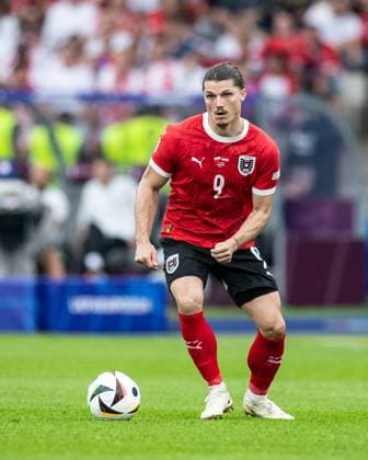 UEFA EURO, EM, Europameisterschaft,Fussball 2024: Polen - Österreich; 21.06.2024 Christoph Baumgartner (Österreich, 19) UEFA EURO 2024: Polen - Österreich; Olympiastadion, Berlin; 21.06.2024 Copyright: xBEAUTIFULxSPORTS Buriakovx