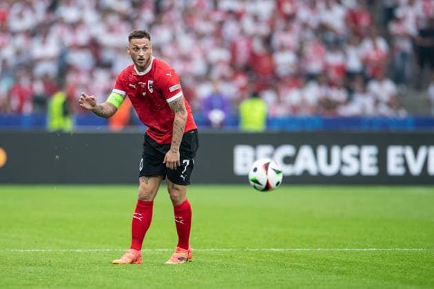 UEFA EURO, EM, Europameisterschaft,Fussball 2024: Polen - Österreich; 21.06.2024 Marko Arnautovic (Österreich, 7) UEFA EURO 2024: Polen - Österreich; Olympiastadion, Berlin; 21.06.2024 Copyright: xBEAUTIFULxSPORTS Buriakovx
