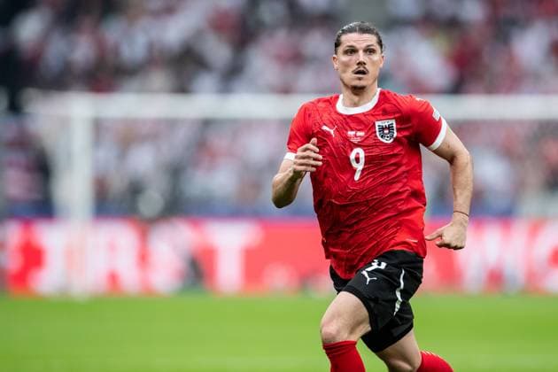 UEFA EURO, EM, Europameisterschaft,Fussball 2024: Polen - Österreich; 21.06.2024 Marcel Sabitzer (Österreich, 9) UEFA EURO 2024: Polen - Österreich; Olympiastadion, Berlin; 21.06.2024 Copyright: xBEAUTIFULxSPORTS Buriakovx