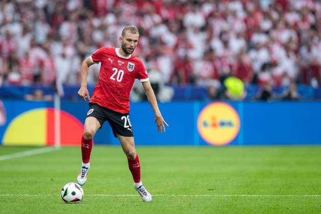 UEFA EURO, EM, Europameisterschaft,Fussball 2024: Polen - Österreich; 21.06.2024 Kondar Laimer (Österreich, 20) UEFA EURO 2024: Polen - Österreich; Olympiastadion, Berlin; 21.06.2024 Copyright: xBEAUTIFULxSPORTS Buriakovx