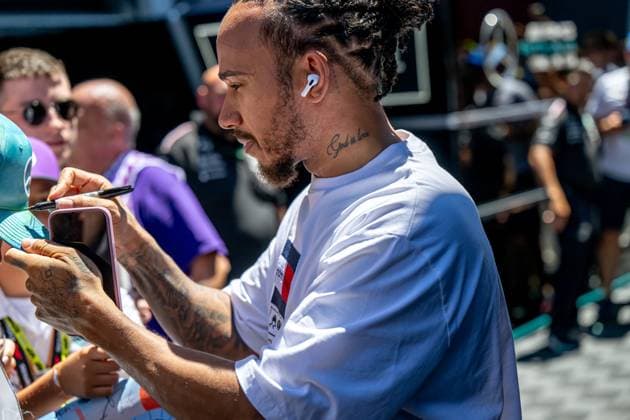 MONTMELO, SPAIN: Lewis Hamilton, racing for the Mercedes F1 team during the 2024 Formula 1 Spanish Grand Prix at the Circuit de Barcelona-Catalunya in Montmelo, Spain
