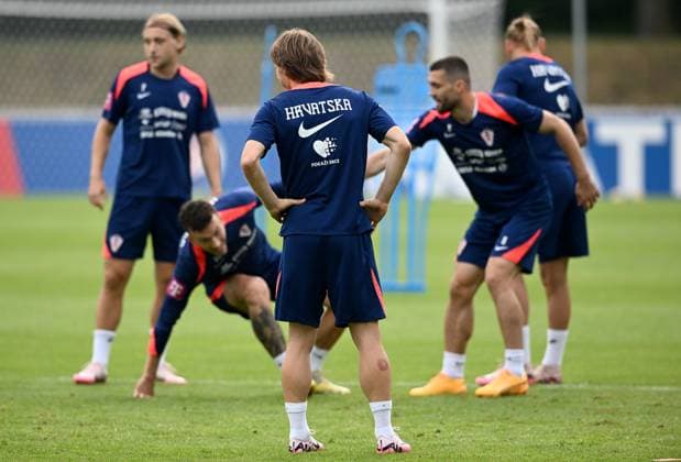 UEFA EURO, EM, Europameisterschaft,Fussball 2024: Croatia training session Luka Modric of Croatia during the training session at Volksparkstadion in Neuruppin, Germany on June 21, 2024. MarkoxLukunic PIXSELL