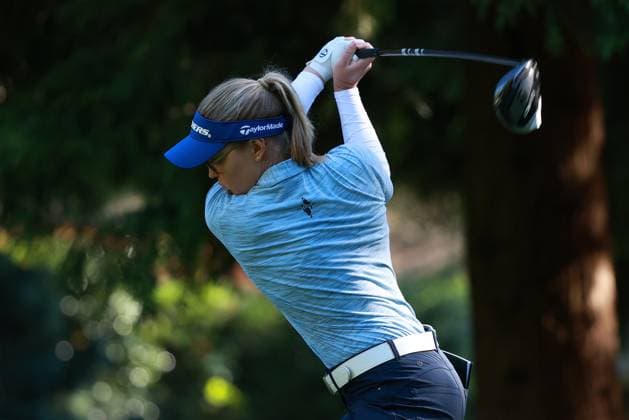 KPMG Women s PGA, Golf Herren Brooke Henderson of Canada tees off on the 12th hole during Day Two of the KPMG Women s PGA Championship at Sahalee Country Club in Sammamish, Washington, USA, on Friday, June 21, 2024. Sammamish Washington United States  Copyright: xJorgexLemusx originalFilename:lemus-kpmgwome240621_npWw5.jpg