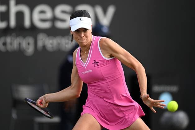 Ajla Tomljanovic of Australia in quarter final action Rothesay Classic Birmingham, Day 5, Tennis, Edgbaston Priory Club, Birmingham, UK - 21 June 2024  Copyright: xAnnaxGowthorpe Shutterstockx 14543328cm