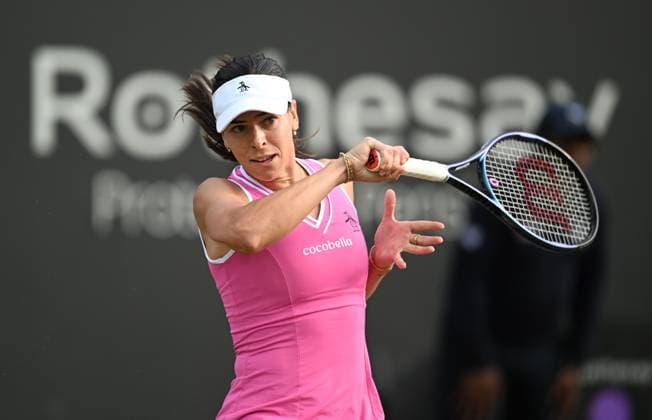 Ajla Tomljanovic of Australia in quarter final action Rothesay Classic Birmingham, Day 5, Tennis, Edgbaston Priory Club, Birmingham, UK - 21 June 2024  Copyright: xAnnaxGowthorpe Shutterstockx 14543328cv