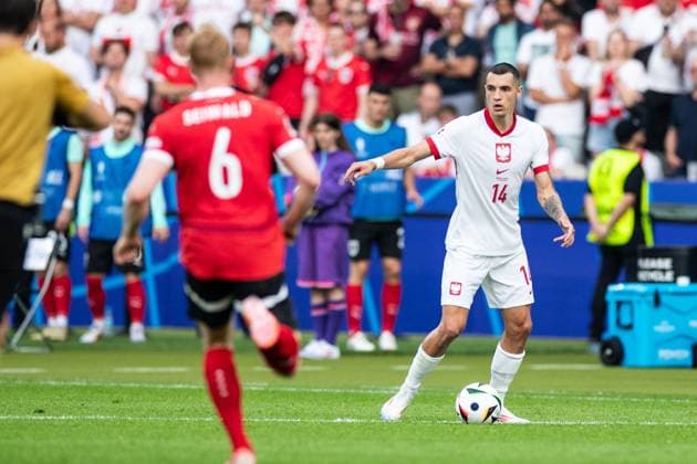 UEFA EURO, EM, Europameisterschaft,Fussball 2024: Polen - Österreich; 21.06.2024 Jakub Kiwior (Polen, 14) UEFA EURO 2024: Polen - Österreich; Olympiastadion, Berlin; 21.06.2024 Copyright: xBEAUTIFULxSPORTS Buriakovx