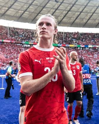 UEFA EURO, EM, Europameisterschaft,Fussball 2024: Polen - Österreich; 21.06.2024 Patrick Wimmer (Österreich, 23) UEFA EURO 2024: Polen - Österreich; Olympiastadion, Berlin; 21.06.2024 Copyright: xBEAUTIFULxSPORTS Buriakovx