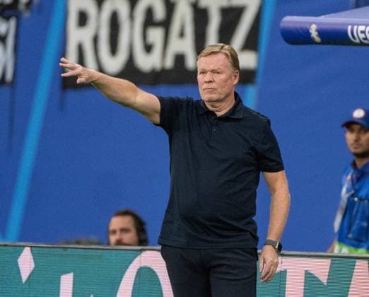 Fussball, Herren, Saison 2023 24, UEFA EURO, EM, Europameisterschaft,Fussball 2024, Gruppe D (2. Spieltag) in Leipzig, Niederlande - Frankreich, Trainer Ronald Koeman (Niederlande), 21.06. 2024, Copyright: xMatthiasxKochx
