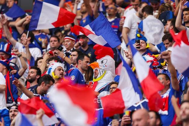 Netherlands v France: Group D - UEFA EURO, EM, Europameisterschaft,Fussball 2024 France fans during the UEFA EURO 2024 group stage match between Netherlands and France at Football Stadium Leipzig on June 21, 2024 in Leipzig, Germany. SanjinxStrukic PIXSELL