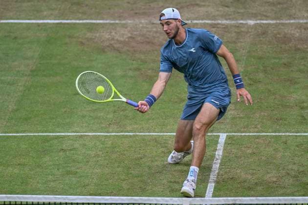 Jan-Lennard Struff GER 21.06.2024 Tennis Terra Wortmann Open, ATP, Tennis Herren World Tour 500, , OWL ARENA, Halle (Westfalen), NRW Germany