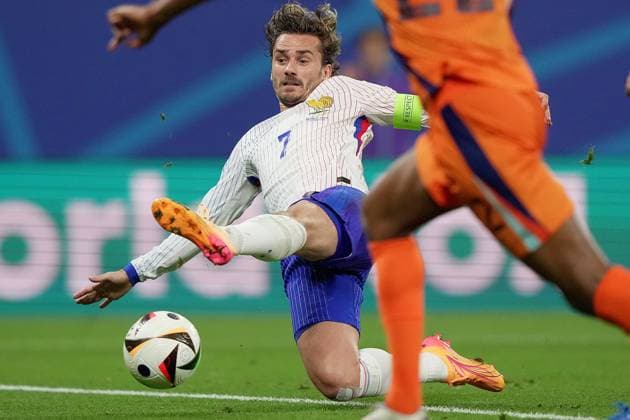 Antoine Griezmann of France during the Euro 2024 soccer match between Netherlands and France at the Leipzig Arena , Leipzig, Germany - Friday 21 June 2024. - Soccer .  Copyright: xSpada LaPressex