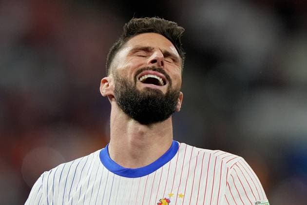 Olivier Giroud of France during the Euro 2024 soccer match between Netherlands and France at the Leipzig Arena , Leipzig, Germany - Friday 21 June 2024. - Soccer .  Copyright: xSpada LaPressex