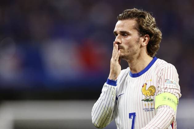 LEIPZIG - Antoine Griezmann of France during the UEFA EURO, EM, Europameisterschaft,Fussball 2024 group D match between the Netherlands and France at the Leipzig Stadium on June 21, 2024 in Leipzig, Germany. ANP MAURICE VAN STEEN UEFA EURO 2024 2024 xVIxANPxSportx xxANPxIVx 501705244 originalFilename: 501705244.jpg