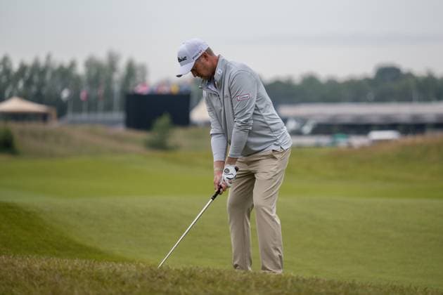 KLM Open - Day Two AMSTERDAM, NETHERLANDS - JUNE 21: Justin Harding of South Africa on the 1st hole during the second round of the KLM Open at The International on June 21, 2024 in Amsterdam, Netherlands. Photo By Andy Astfalck Copyright: xBEAUTIFULxSPORTS Astfalckx