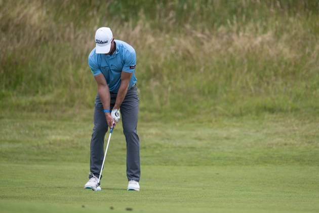 KLM Open - Day Two AMSTERDAM, NETHERLANDS - JUNE 21: Rhys Enoch of Wales on the 1st hole during the second round of the KLM Open at The International on June 21, 2024 in Amsterdam, Netherlands. Photo By Andy Astfalck Copyright: xBEAUTIFULxSPORTS Astfalckx