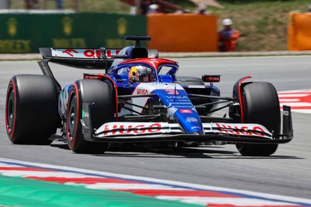 Catalunya Circuit 3 Daniel Ricciardo (aus) Visa Cash APP Racing Bulls Formula One Team (ita) VCARB 01 Honda, during the 2024 Formula 1 Spain Grand Prix, 10th round of the 2024 Formula 1 World Championship, WM, Weltmeisterschaft from June 21 to 23, 2024 at the Barcelona Catalunya Circuit. (Philippe Nanchino SPP) Copyright: xPhilippexNanchinox xSPPx spp-en-EuSpIm-MPS_PPN_GP_Spain_21Jun2024_BC046