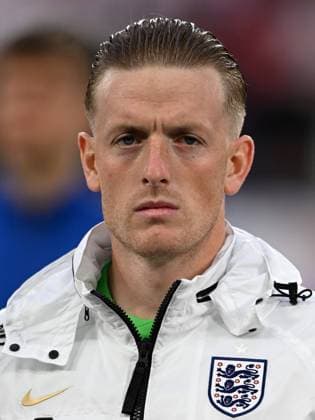 GELSENKIRCHEN - England goalkeeper Jordan Pickford during the UEFA EURO, EM, Europameisterschaft,Fussball 2024 group C match between Serbia and England at Veltins Arena on June 16, 2024 in Gelsenkirchen, Germany. ANP Hollandse Hoogte UEFA EURO 2024 2024 xVIxANPxSportx xGerritxvanxKeulenxIVx 501712298 originalFilename: 501712298.jpg