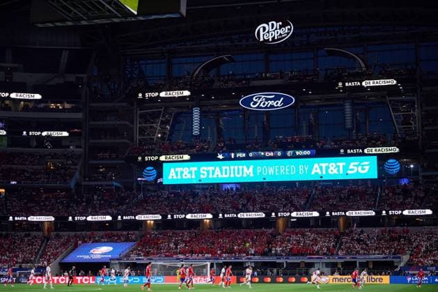 Sport Bilder des Tages RECORD DATE NOT STATED Copa America USA 2024 Peru vs Chile General View during the game between Peru and Chile as part of the CONMEBOL Copa America USA 2024 group A, at AT-T Stadium, on June 21, 2024 in Arlington, Texas, United States. ARLINGTON TEXAS UNITED STATES  Copyright: xJosexLuisxMelgarejox 20240621210808_CA_GA_2024_PER_CHI_GENERAL261