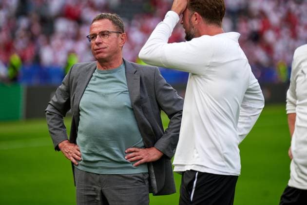 Ralf Rangnick (Oesterreich Nationalmannschaft Euro 2024, Trainer), GER, UEFA EURO, EM, Europameisterschaft,Fussball 2024, Fussball Herren, UEFA EM 2024 Matchtag 2, Gruppe D, Polen vs. Oesterrech, Poland vs. Austria, 21.06.2024. GER, UEFA Euro 2024, Fussball Herren, UEFA EM 2024 Matchtag 2, Gruppe D, Polen vs. Oesterrech, Poland vs. Austria, 21.06.2024. Berlin Copyright: xEibner-Pressefotox xClaudiusxRauchx EP_CRH